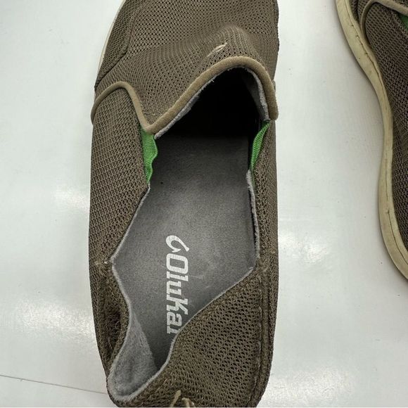 Olukai Nohea Mesh Mens 8 Casual Slip On Shoes Loafers Comfort Lightweight Brown - Picture 10 of 11